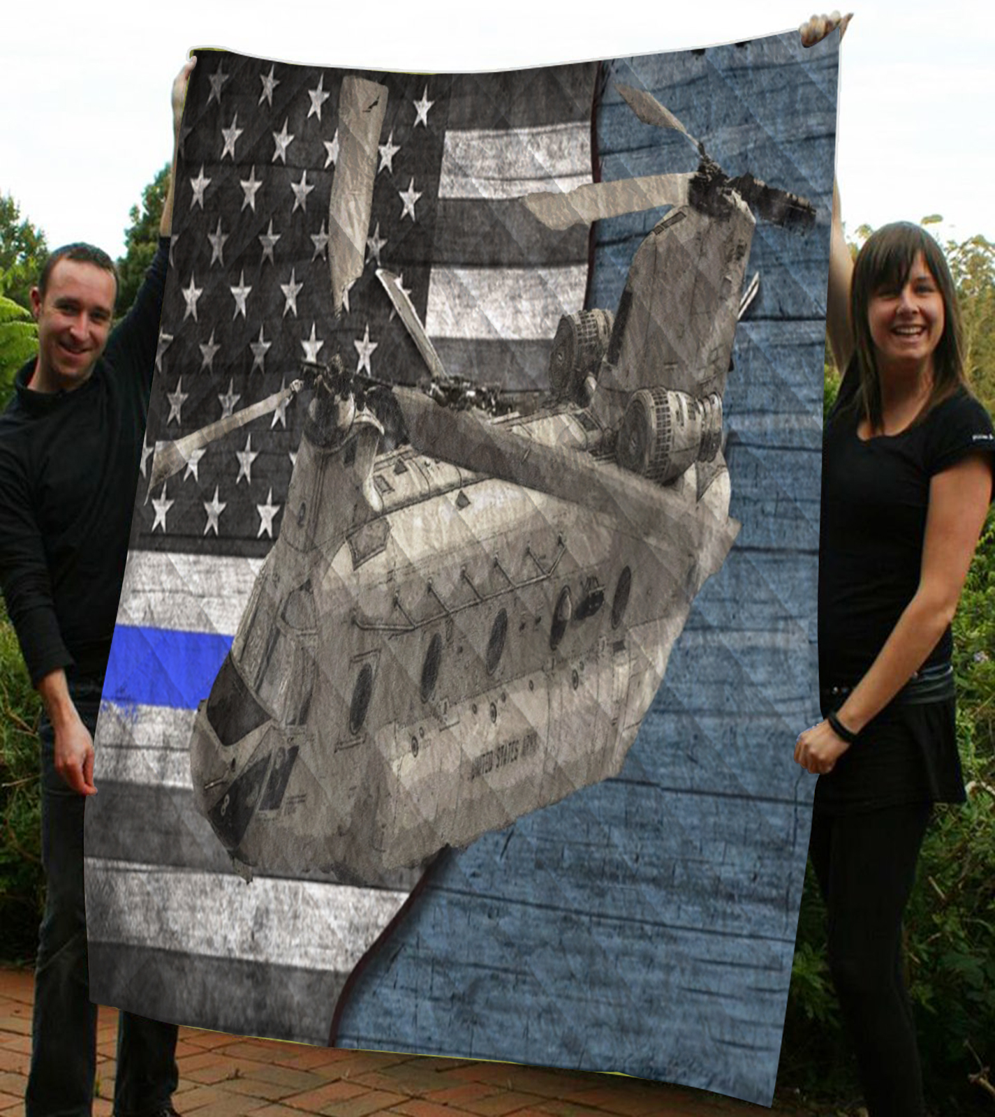 4. African American Warrior In The Armor Of God Quilt HHW 3D Full