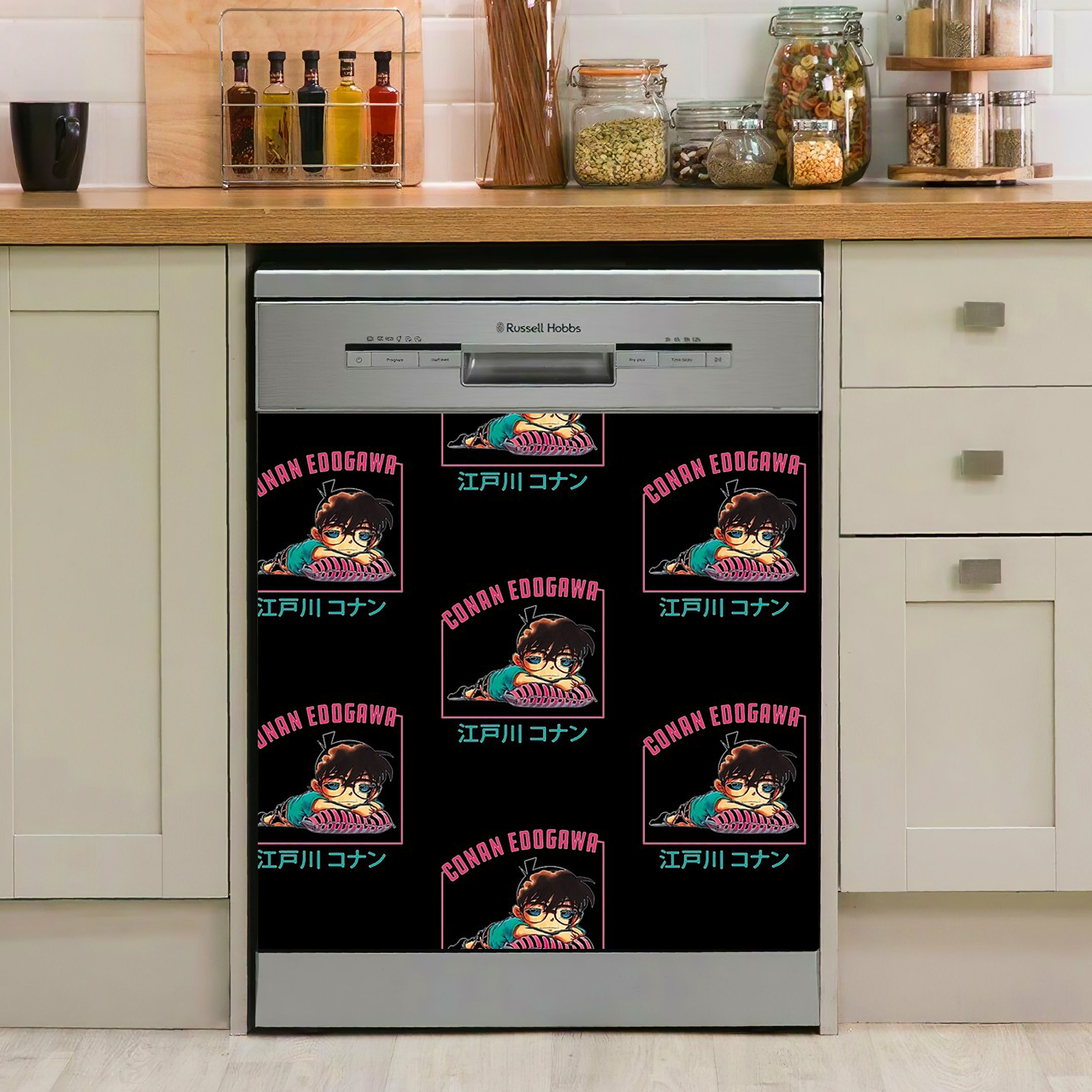 ANM Detective Conan p65 Edogawa Conan Gift For Fan Dish Washer Cover