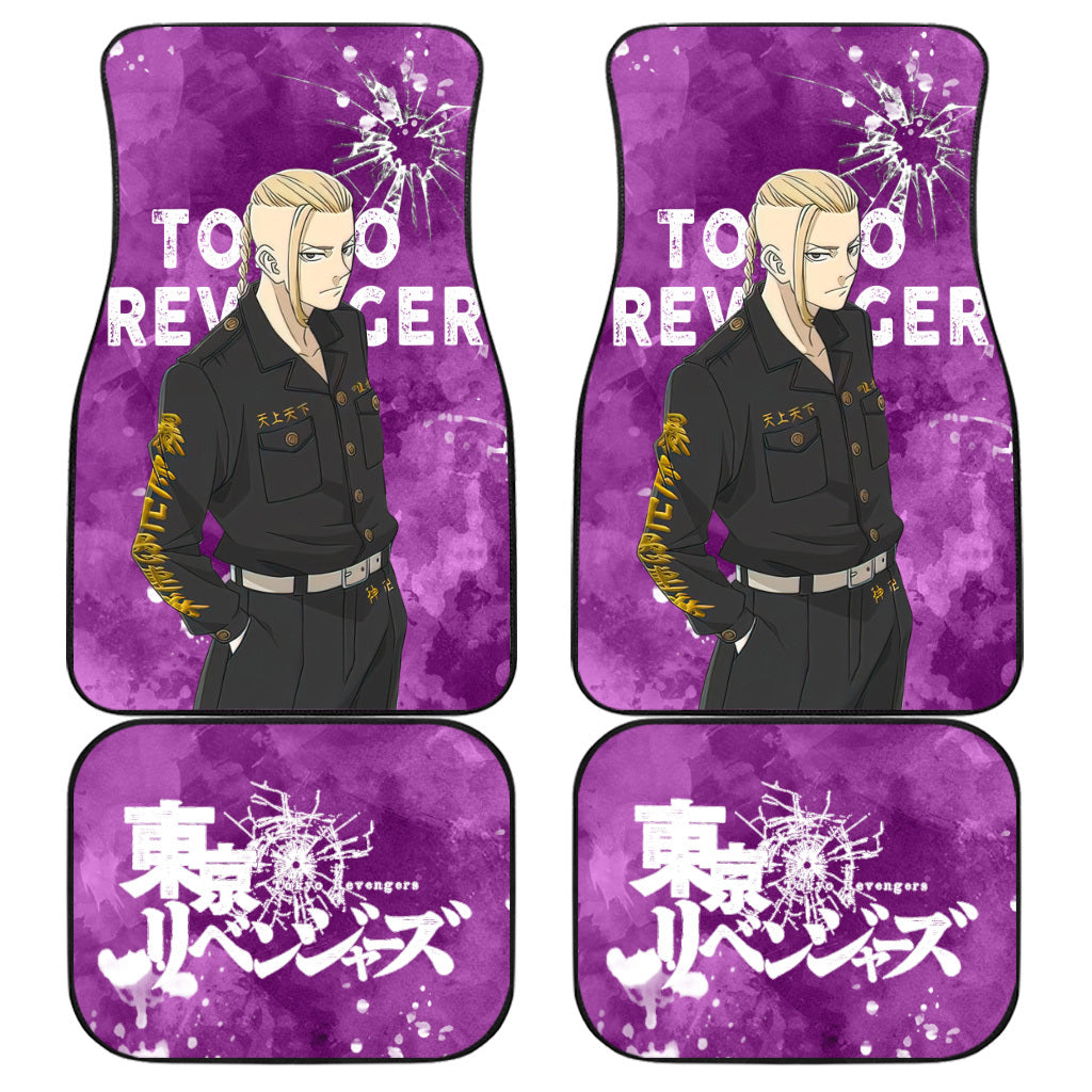 Draken Car Floor Mats Custom Tokyo Revengers Anime Car Accessories 6305